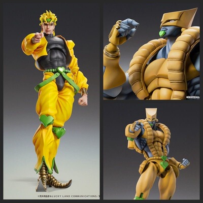 JOJO的奇妙冒险 大号 星尘斗士 世界 天地 可动人偶 模型盒装手办