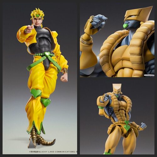 JOJO的奇妙冒险 大号 星尘斗士 世界 天地 可动人偶 模型盒装手办