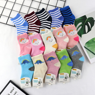 外贸秋冬婴儿加厚毛巾袜婴童袜底毛圈袜子宝宝保暖童袜1 3岁