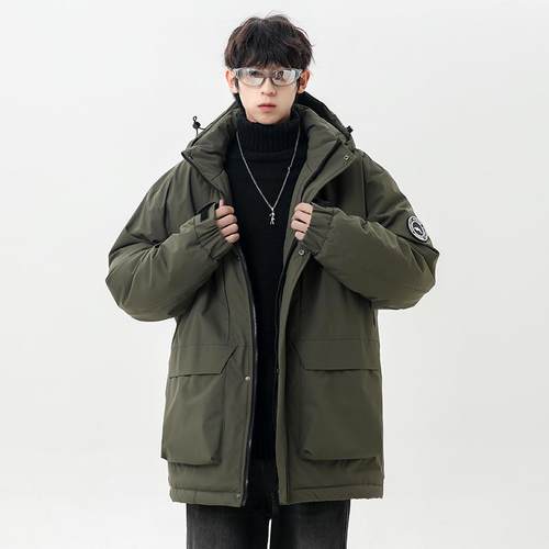 男款加厚冬季大码棉袄防水防寒服