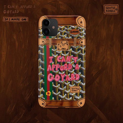真的超级好看的goyard手绘手机壳
