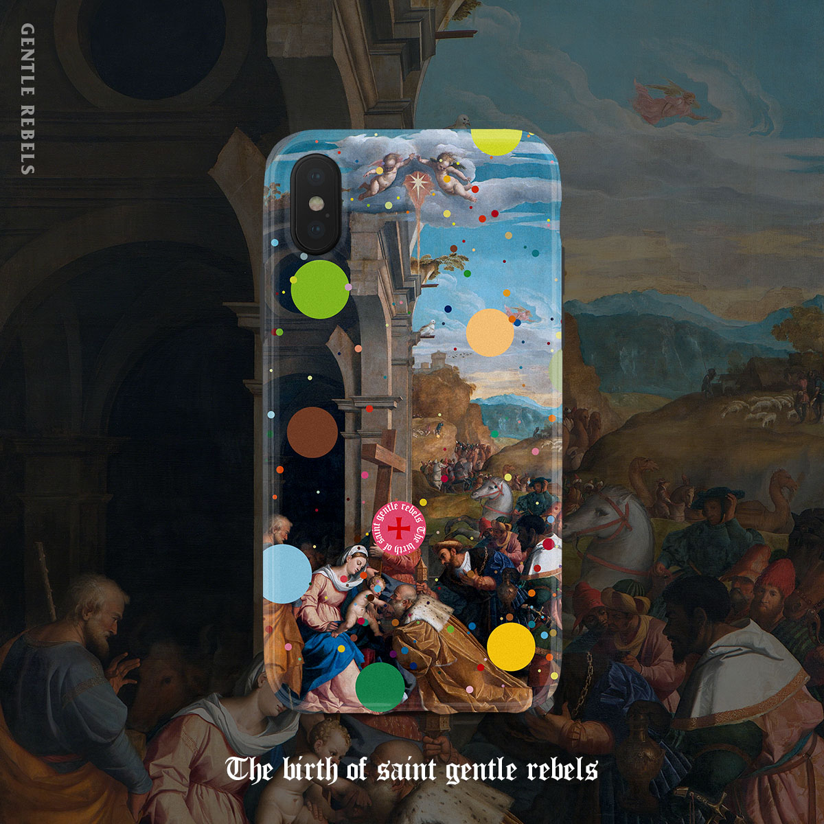 波普文艺复兴iPhone手机壳