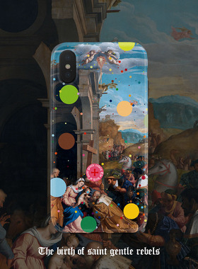 GENTLE REBELS文艺复兴油画手机壳适用iphone17苹果16promax哥特天使INS波点草间弥生佛罗伦萨欧洲美术馆大师