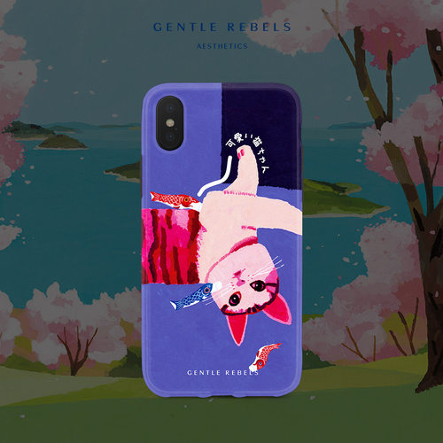 iphone小清新风猫咪苹果手机壳