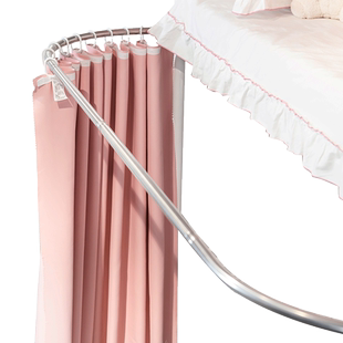 慕兮公主风U型下铺外延伸支架遮光布宿舍桌帘上床下桌遮挡帘隐私