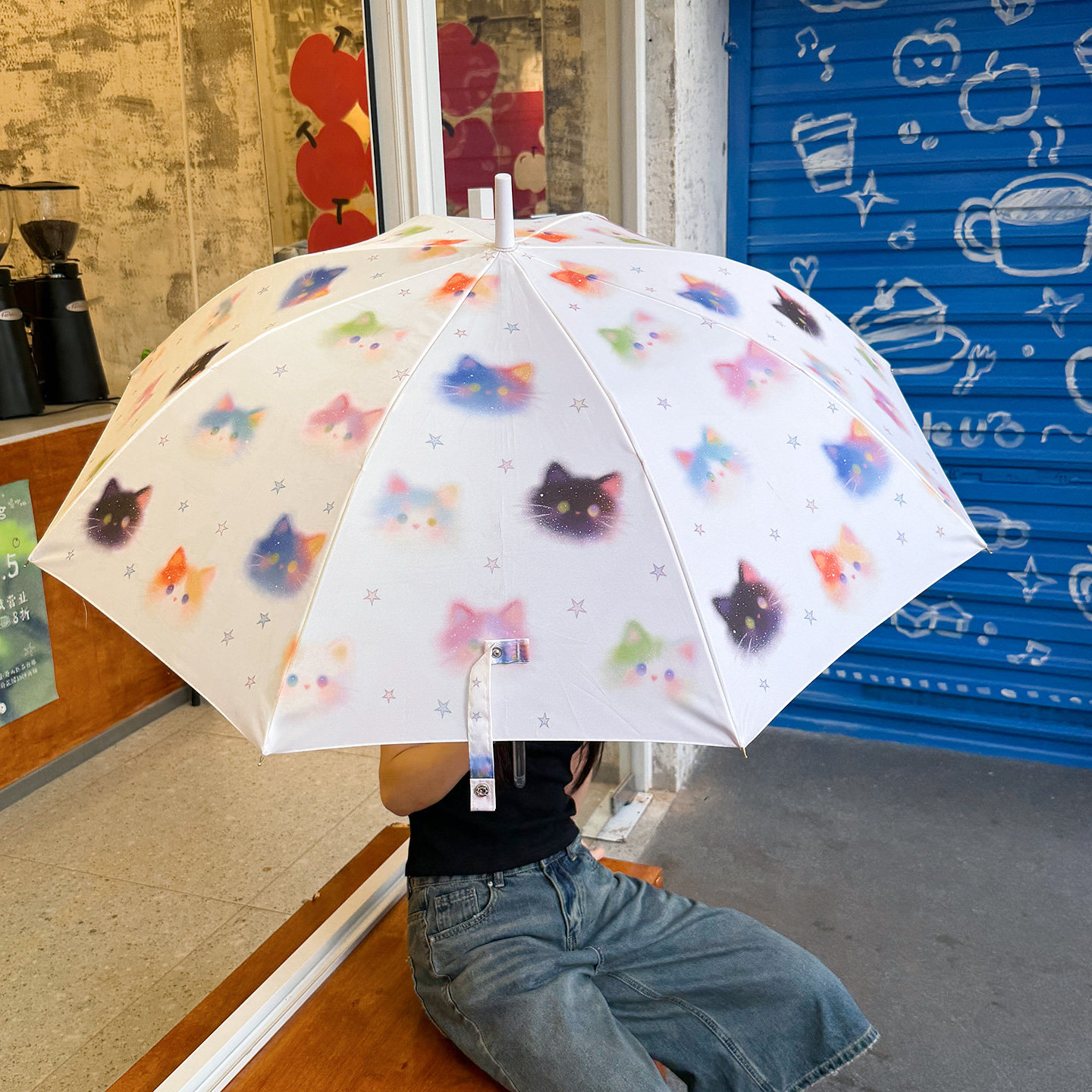 长柄雨伞加大抗风结实晴雨两用图片