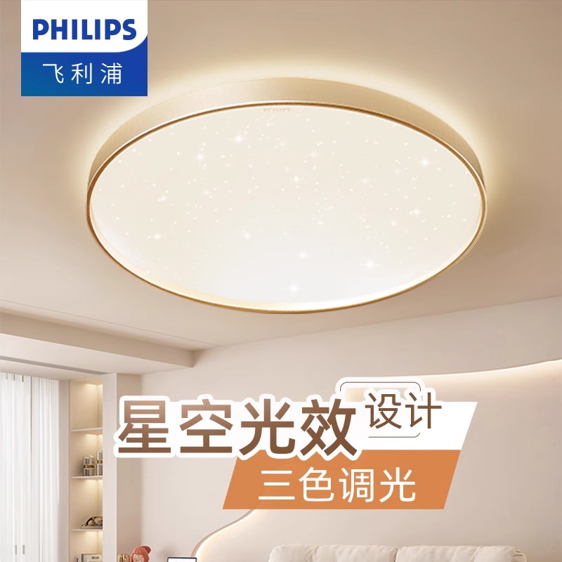 飞利浦LED光源简约现代客厅顶灯