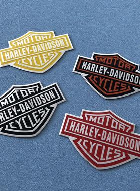 MOTOR CYCLES哈雷车贴 摩托车复古改装金属装饰贴 车身划痕贴铝标