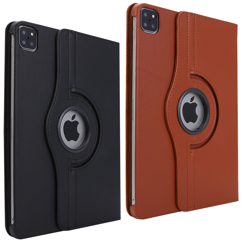 适用苹果 iPad Pro 11/12.9 2020 leather case rotation cover