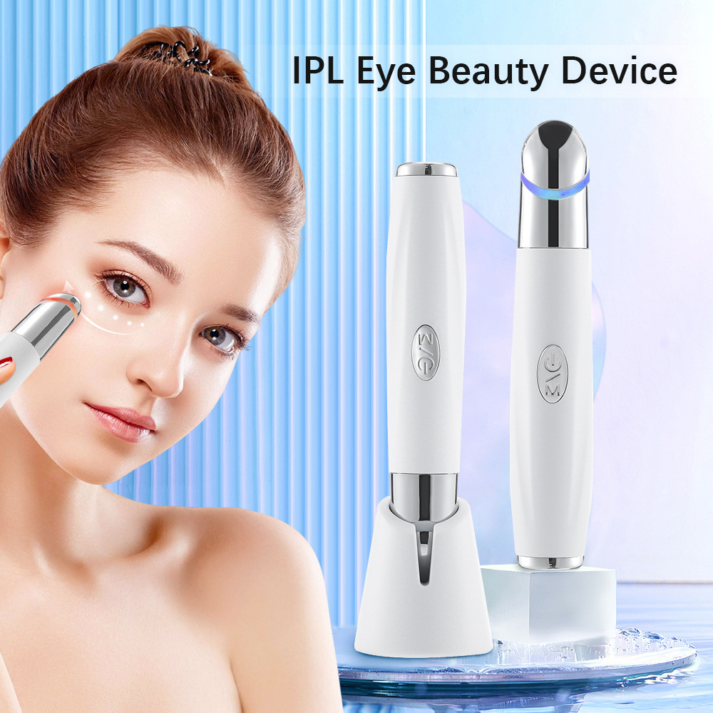 Electric Facial Eye Massager Pen Hot Compress Eye Beauty lip 美容美体仪器 美眼仪 原图主图