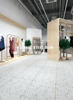 彩色小颗粒仿水磨石瓷砖 多彩白色仿古砖卫生间厨房阳台防滑地砖