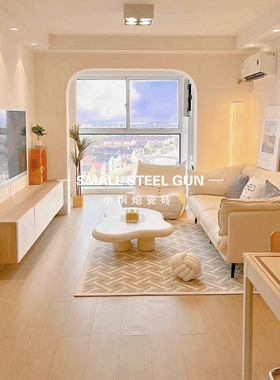 日式木纹砖仿实木卧室阳台木纹瓷砖奶油色地砖客厅地板砖200x1200