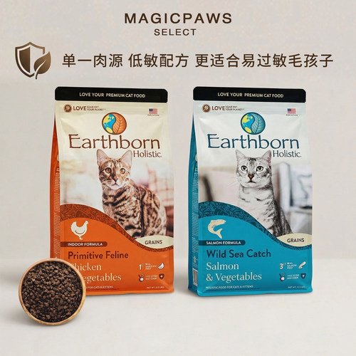 美国爱邦高蛋白猫粮无谷