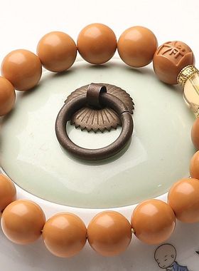 猴头核桃正圆光珠手链