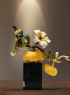 新中式寓意福运绵长摆件乔迁送礼