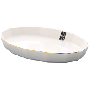 蒸鱼盘子家用陶瓷加厚红烧鱼清蒸鲈鱼盘子新款2026椭圆长鱼盘碟子