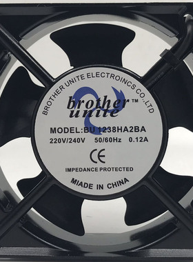 BU1238/1125/11505/1725/2006/17055HA2SA/BA 220V机床散热风扇