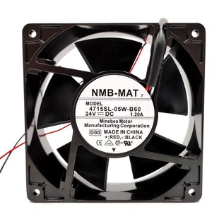 DC24V 现货NMB 1.20A变频器风扇焊机通用风机 B60 05W MAT 4715SL