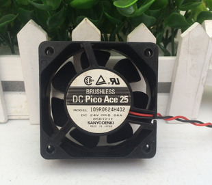 6CM 6025 24V变频器静音散热风扇 109R0624H402原装 109R0624H4D01