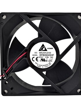 EFB0824/0924VHF/SHF/HHE/EHF台达9cm大风量双滚珠变频器散热风扇