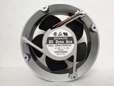 三洋SANYO 109E1724K501 109E1724K502 24V 1.3A 17CM铝框 风扇