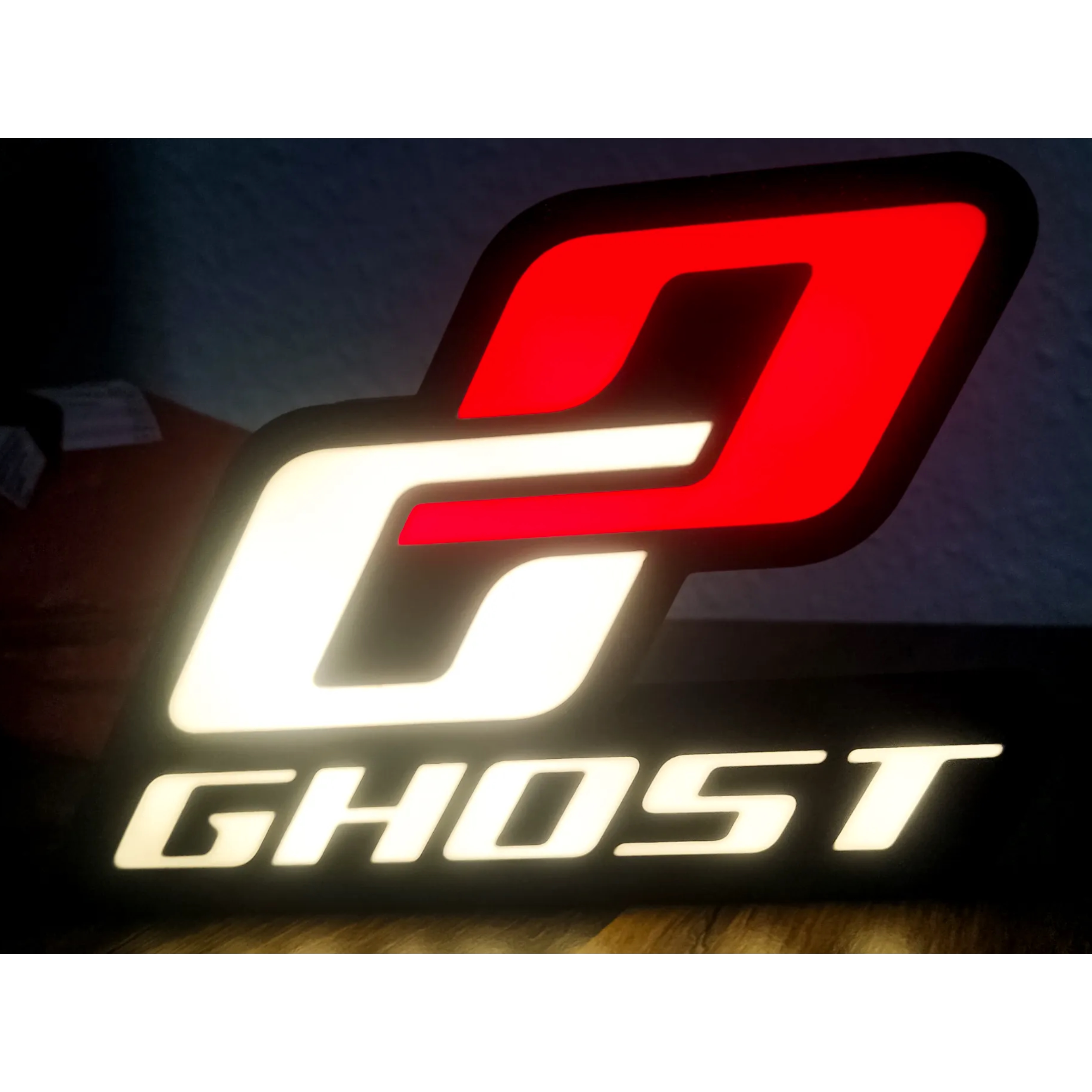 3D打印GHOST字母发光氛围灯
