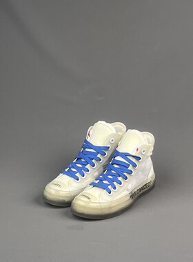 万物二奢 特价 Off White 透明高帮帆布鞋37.5码
