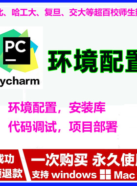pycharm远程安装专业版本问题解决配置环境激活代码调试安装库包