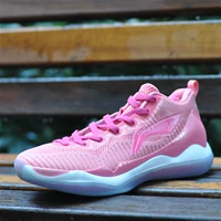 Giày bóng rổ Li Ning phiên bản 11 cầu thủ đẹp trai 2019 hè mới giảm xóc thoáng khí cba được tài trợ phiên bản giày trợ giúp thấp - Giày bóng rổ giày bóng rổ chính hãng