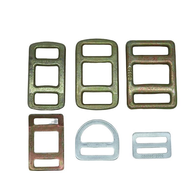 金属目字扣捆绑带日字扣30mm-50mm 纤维编织带打包扣手动拉紧锻造