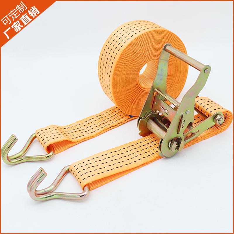 5cm3吨货物紧绳器货车用捆绑绳子拉紧器涤纶收紧器汽车封车捆绑带