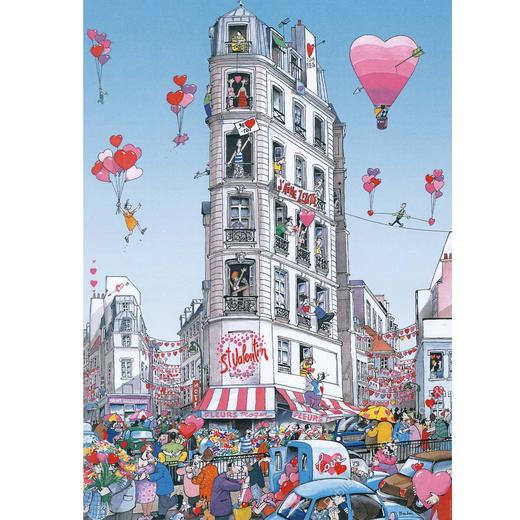 雷诺瓦进口成人益智玩具/HEYE/喔！我恋爱了/1000片纸质拼图现货