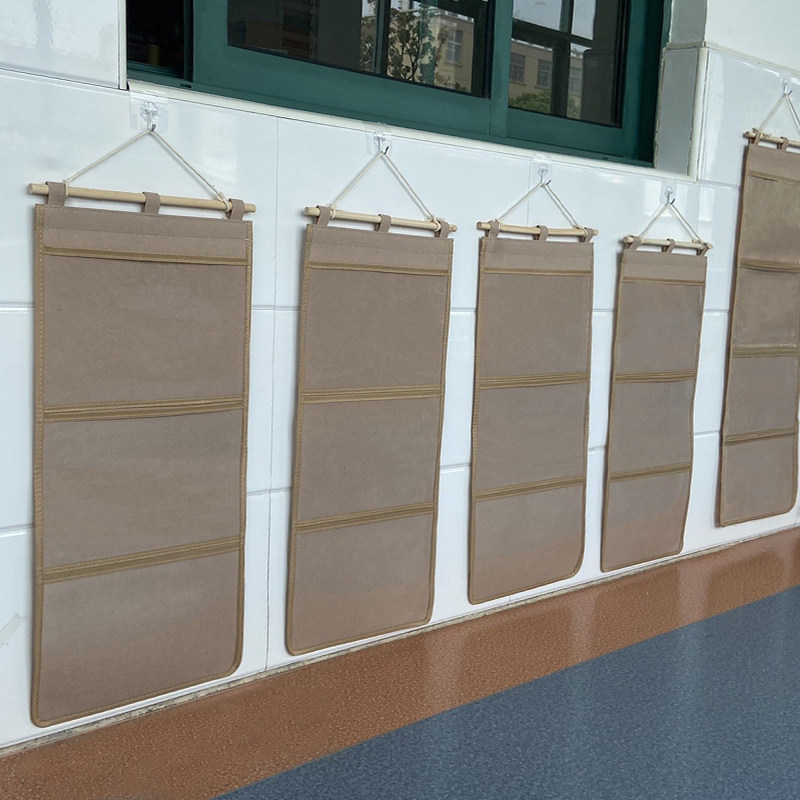 幼儿美术绘画画作业教室图书挂袋