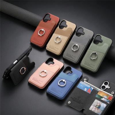 适用 小米15 Pro Ultra 红米Note14 Pro+ 4G 5G 手机壳 牛仔系列指环扣左右开插卡支架壳BW-3保护套