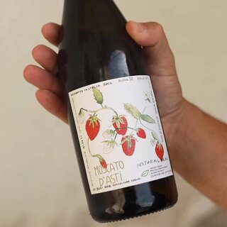 草莓阿斯蒂自然酒｜意大利进口Moscato' dAsti盈盈莫斯卡托起泡酒