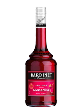 Bardinet必得利红石榴糖浆 红石榴700ml鸡尾酒调酒基酒 法国进口