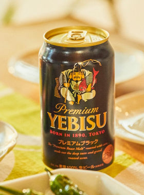 日本原装进口 三宝乐Sapporo 惠比寿黑罐 札幌啤酒 精酿黑啤350ml