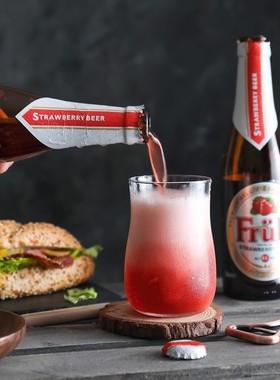 比利时fruli芙力草莓荔枝啤酒进口精酿水果味酒女士低度甜微醺