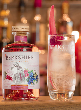 英国进口洋酒 BERKSHIRE RHUB&RASPGIN 伯克宝树莓金酒 500ml