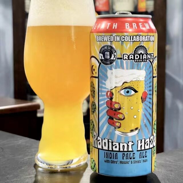 强推!美国进口 击倒巨人 光芒四射2号 美式IPA 精酿啤酒473*6罐