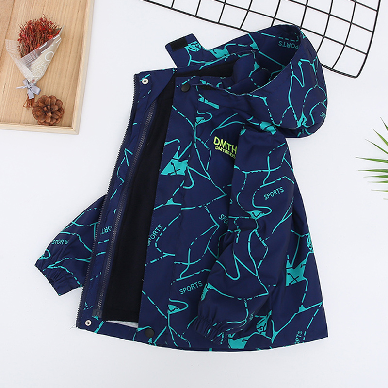 男童外套加厚洋气冲锋衣可拆卸