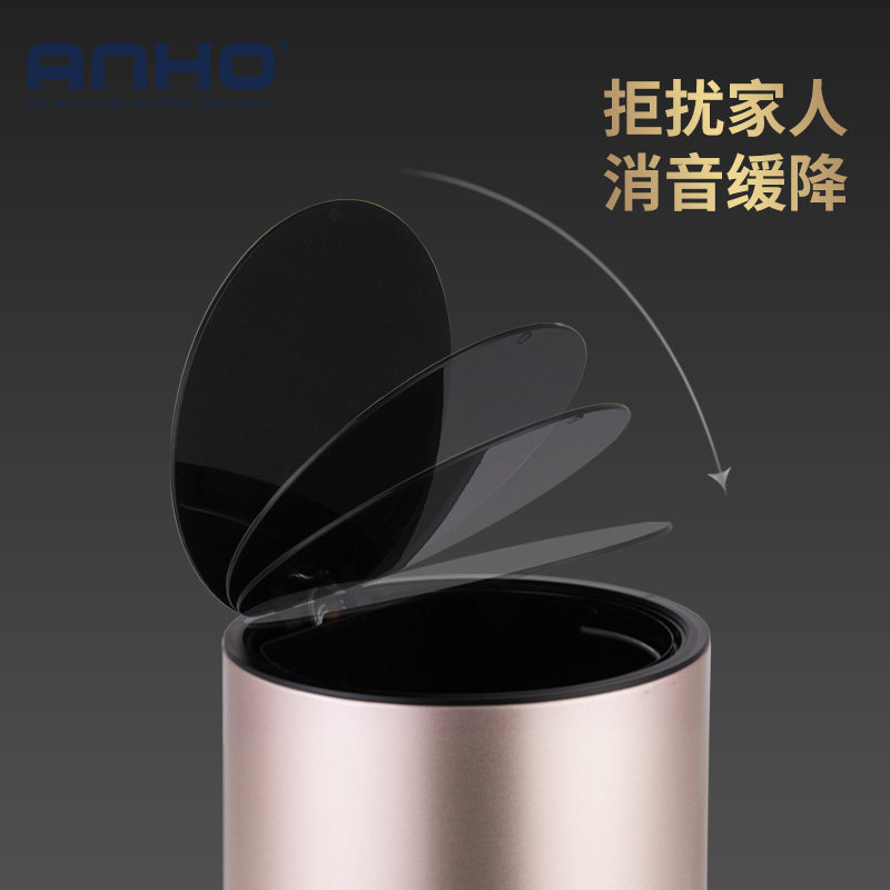 垃圾桶家用卫生间客厅卧室厨房带盖不锈钢创意脚踩式厕所分类大号