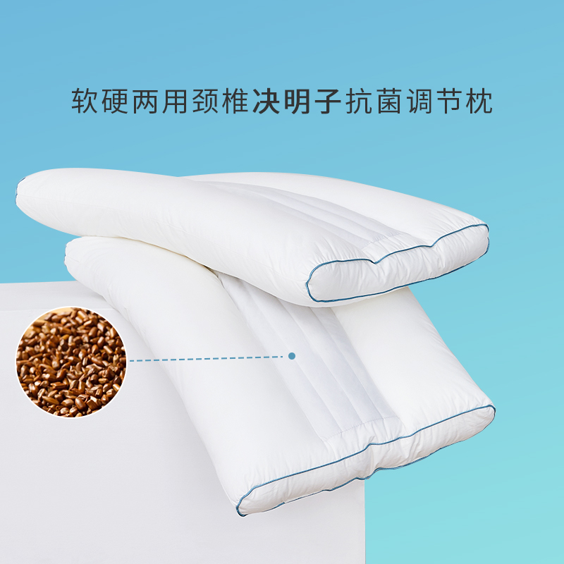 决明子一对装护颈椎助睡觉枕头