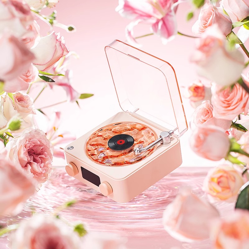 KAWOO 花海助眠白噪音音箱高颜值谷美生日礼物女生水波纹蓝牙音响