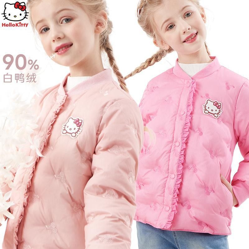 女童女宝宝羽绒外套,舒适保暖