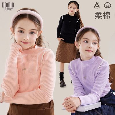 小女孩毛衣打底衫，舒适保暖
