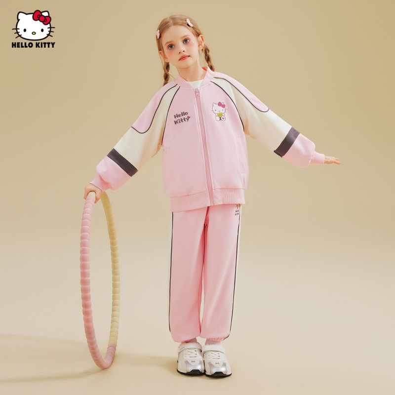 春季新款女童休闲套装,舒适透气