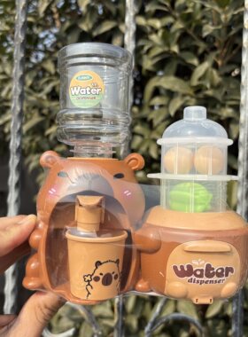 儿童节幼儿园礼品卡通小熊饮水机蒸蛋器仿真餐厨具女孩过家家玩具