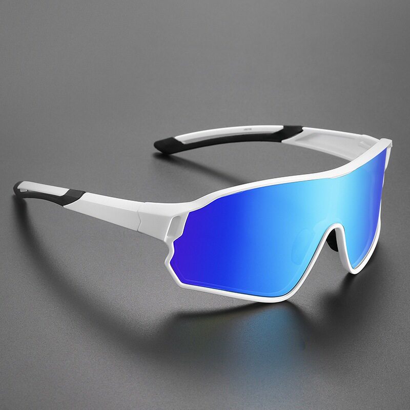 古牛2024年新款骑行眼镜钓鱼墨镜炫彩男连体运动太阳眼镜墨镜户外