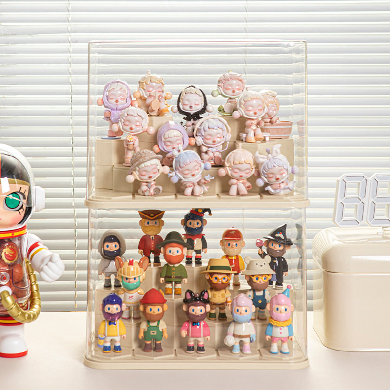 盲盒展示架收纳亚克力透明防尘积木玩具手办展示柜泡泡玛特展示盒,商业/办公家具,手办柜/潮玩柜/玩具柜/模型柜,淘宝优惠券,粉丝福利购,淘宝优惠卷